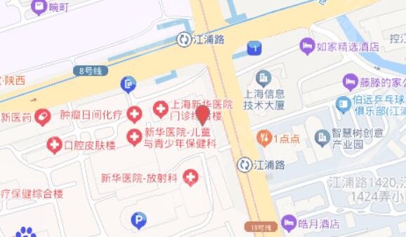 上海新华医院地址