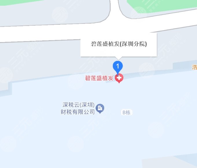 重庆碧莲盛植发医院地址