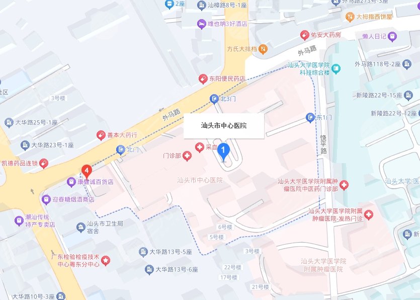 汕头市中心医院地址