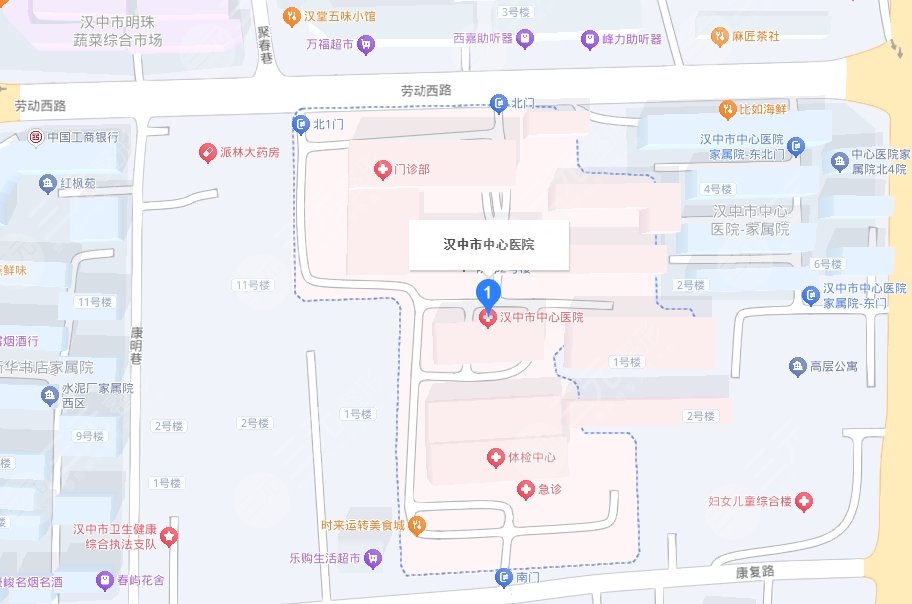 汉中中心医院地址