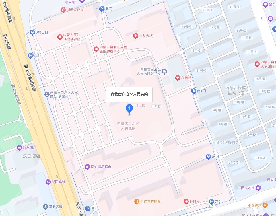 内蒙古自治区人民医院地址