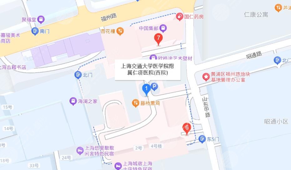 上海交通大学医学院附属仁济医院地址