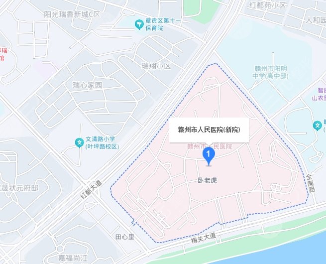 赣州市人民医院整地址
