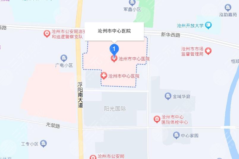 沧州市中心医院地址