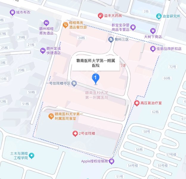 赣南医学院第一附属医院地址