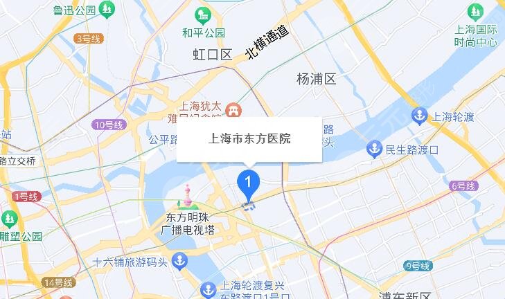 上海市东方医院地址