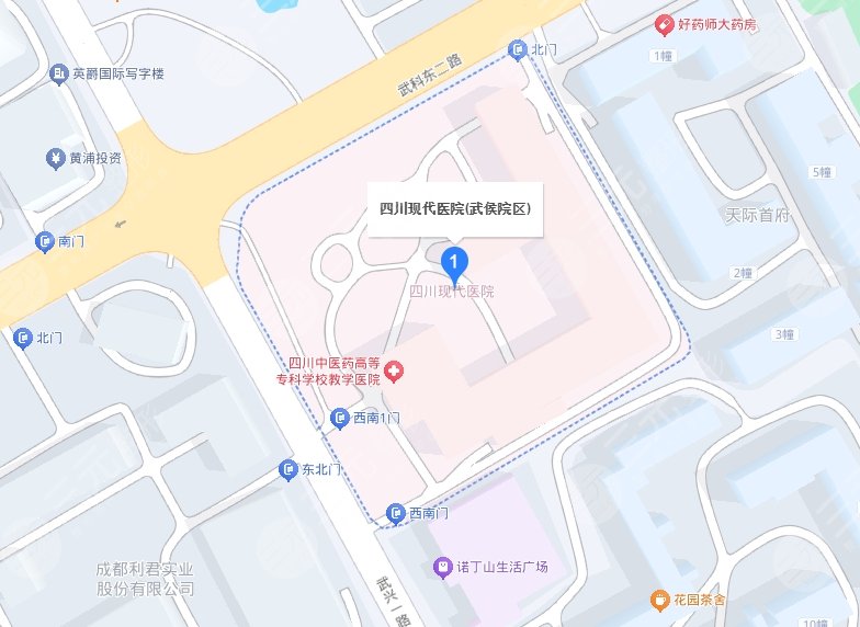 成都现代医院地址