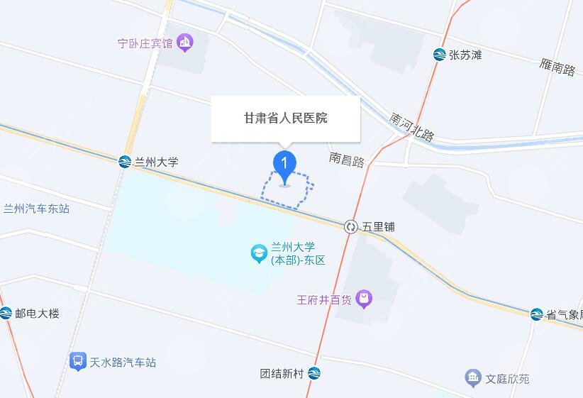 甘肃省人民医院地址