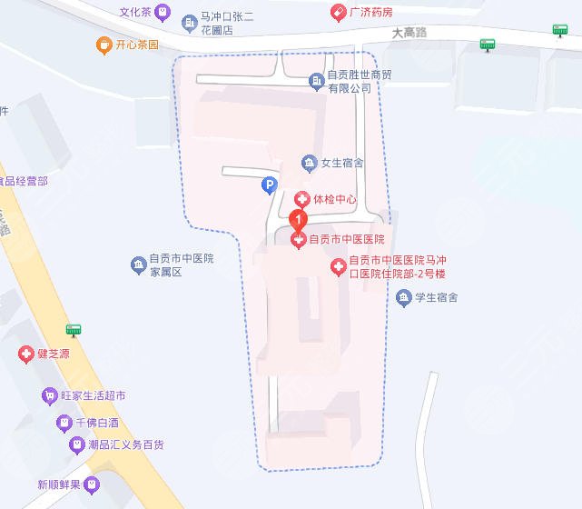 自贡中医医院地址