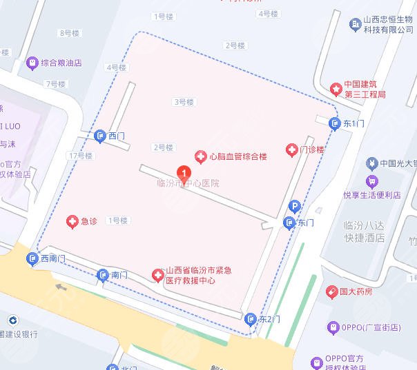 临汾中心医院地址