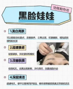 做黑脸娃娃有什么副作用吗?大多和“操作+护理”相关 做黑脸娃娃有什么副作用吗?大多和“操作+护理”相关