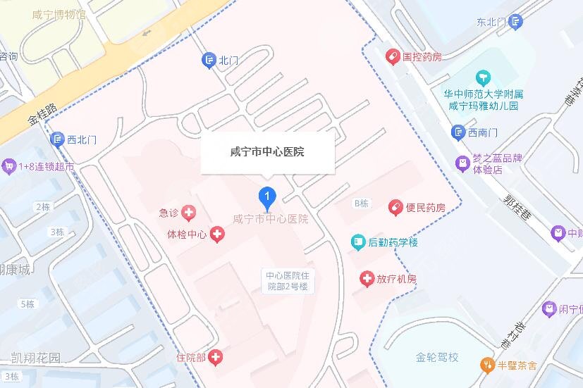 咸宁中心医院地址