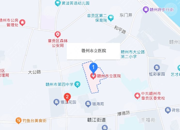赣州市立医院地址