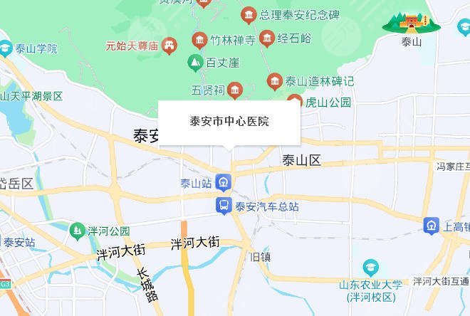 泰安市中心医院地址