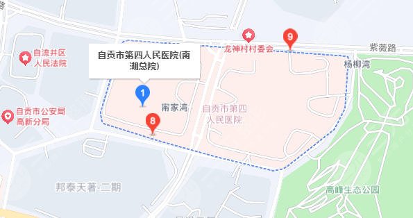 自贡四医院地址