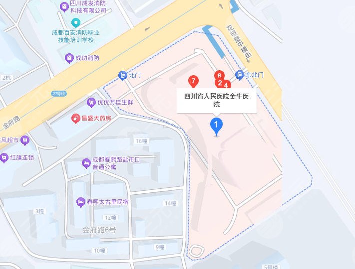 成都市金牛区人民医院地址